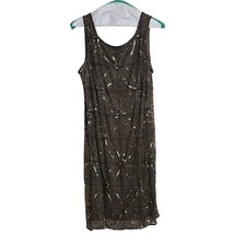 Prelude Beaded Sleeveless Dress Women's Sz. 10