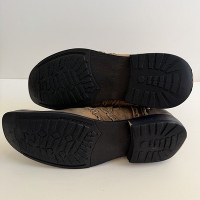 Bed Stu Revolution Distressed Leather Square Toe Ankle Boots 