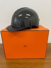 Genuine Hermes equestrian horse riding helmet - carbon fibre