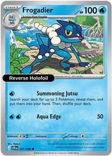 Frogadier Reverse Holofoil Chaos Rising 021/086 NM
