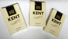 3 -Decks Mint Sealed Vintage Kent Cigarette Playing Cards RCI Playing Cards 70's