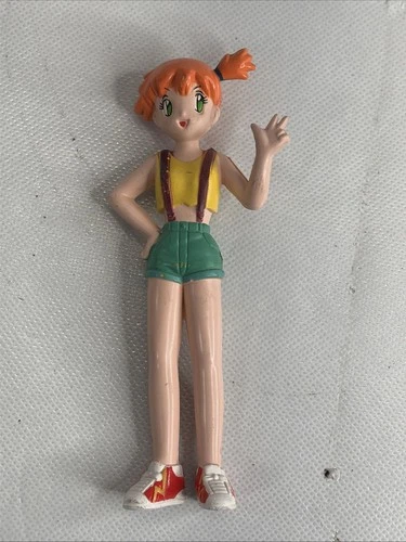 Vintage Tomy Misty Action Figure 1998 5” Vinyl Pokemon Toy Mini Figures