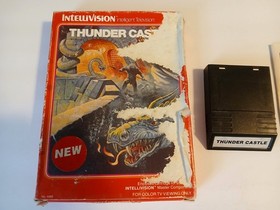Thunder Castle Intellivision CIB Complete w Poor Box & Poor Manual Tested Works