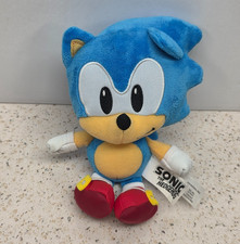 Sonic the Hedgehog Sonic Plush 9" Stuffed Animal Toy Figure Sega Jakks Pacific