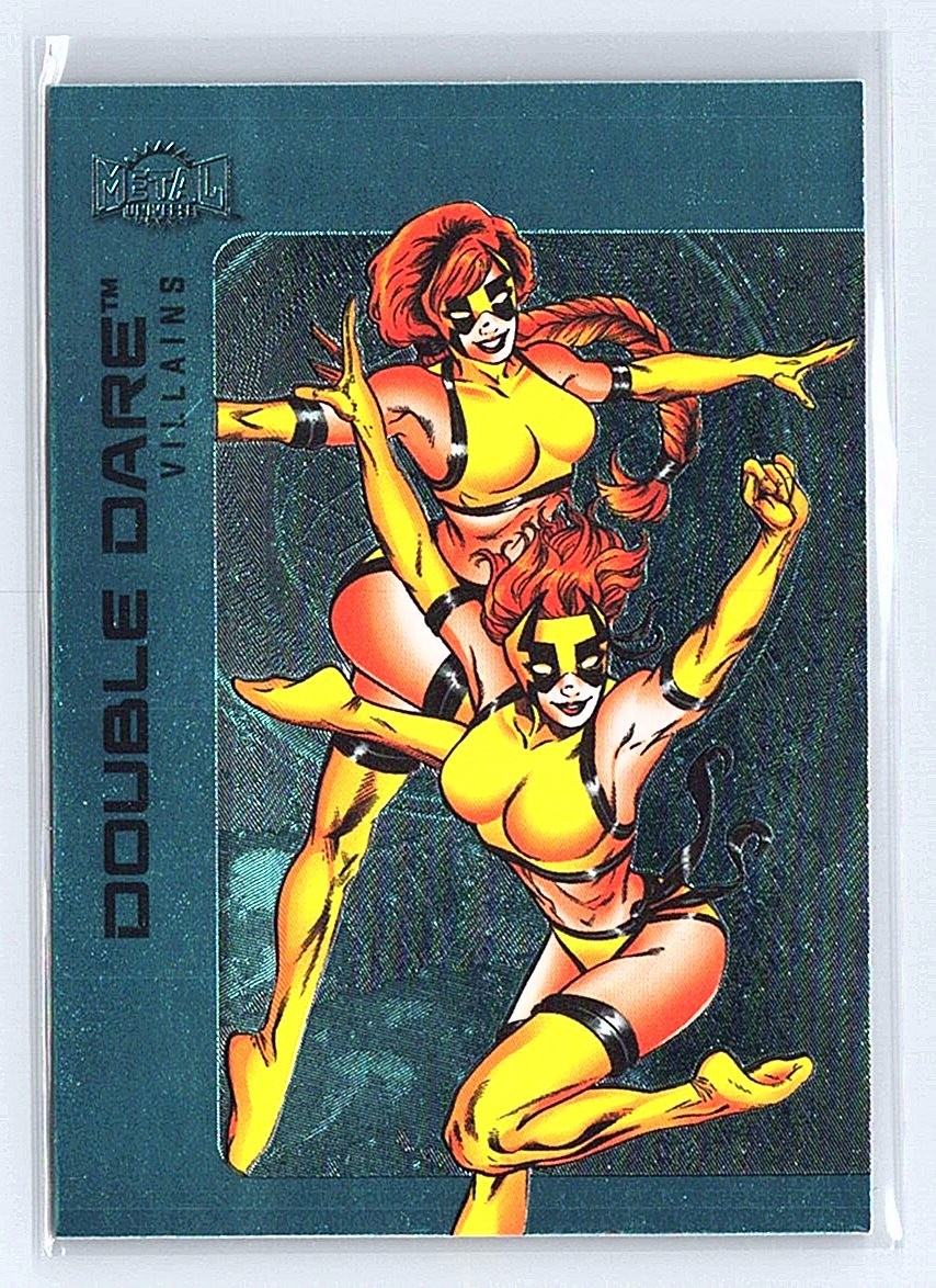 2025 SkyBox Metal Universe Batman #157 Double Dare Aqua FX