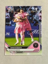 2025 Topps Now MLS Cup Champions Sergio Busquets #MLSC-6 Inter Miami CF