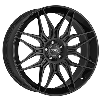 Jantes Dotz LongBeach black 9.0Jx20 ET38 5x108 pour Ford Edge Focus Galaxy Kuga - Photo 1/4