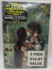Classics Illustrated Book 3-Pack Lot Graphic Comic Study Guide New Acclaim 90s