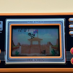 Nintendo Game & Watch FIRE ATTACK ID-29 1982 Vintage Japan New Old Stock