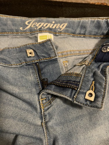 Denim Jegging Jeans - Light Blue - Girls - Size 5 - Picture 2 of 9
