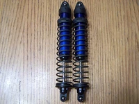 Fits Traxxas 77086-4 8S X-Maxx Front Rear GTX Blue Aluminum Shocks 7761 7766 6S