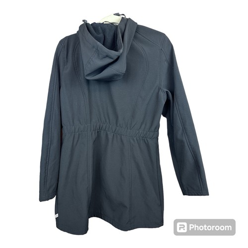 Damen Magellan Outdoor Jacke mit Kapuze groß schwarz Taschen Kordelzug Wandern - Bild 5 von 7