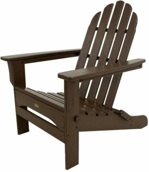 trex outdoor furniture cape cod folding adirondack chair