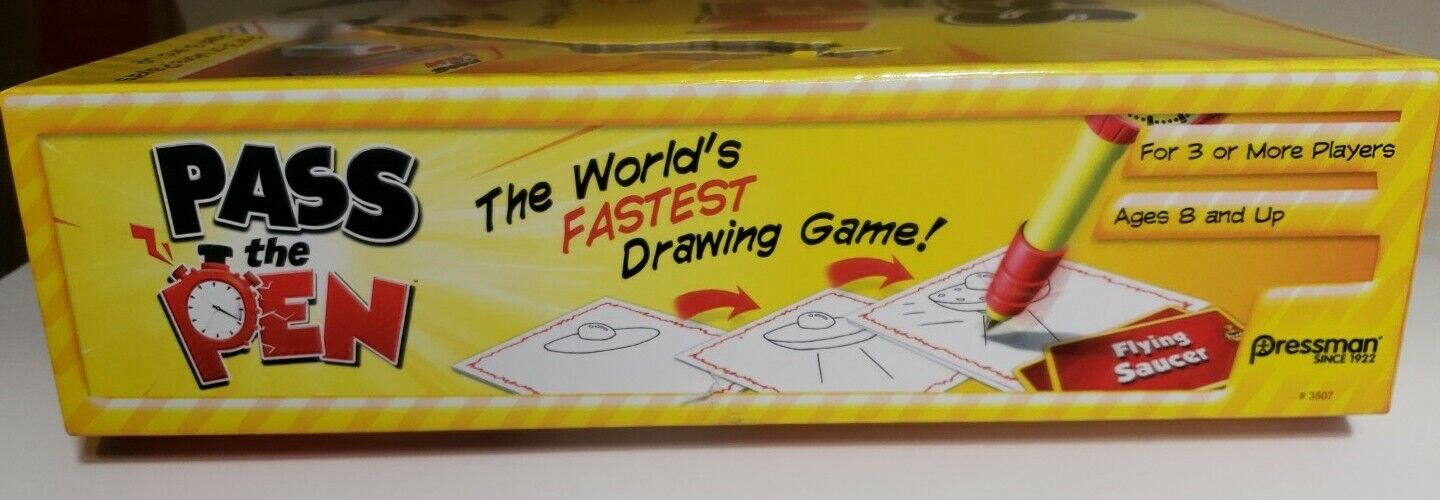 Pass The Pen Fast Drawing Game Pressman Games 2014 Complete for sale online