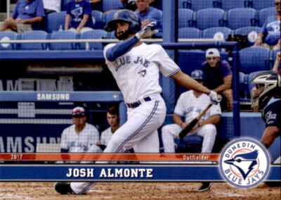 2017 Dunedin Blue Jays Grandstand #2 Josh Almonte Wesley Chapel Florida FL Card