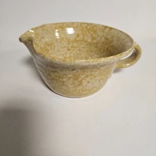 Stoneware Pottery Bowl by Liberty Pottery Becky Roscoe Village Ohio 2004 Vintage