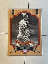 Zack Wheat 2012 Panini Cooperstown Hall of Famer #65 1909-1927