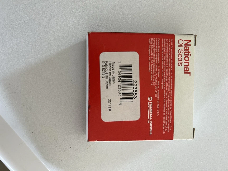 Уплотнение оси National Oil Seals 223553 Federal Mogul - Изображение 2 из 3