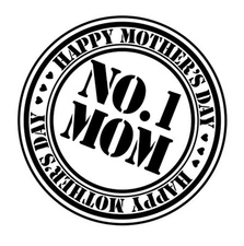 Perfect Gift for Happy Mother's Day ROUND Self Inking Rubber Stock Stamp 9040 -5
