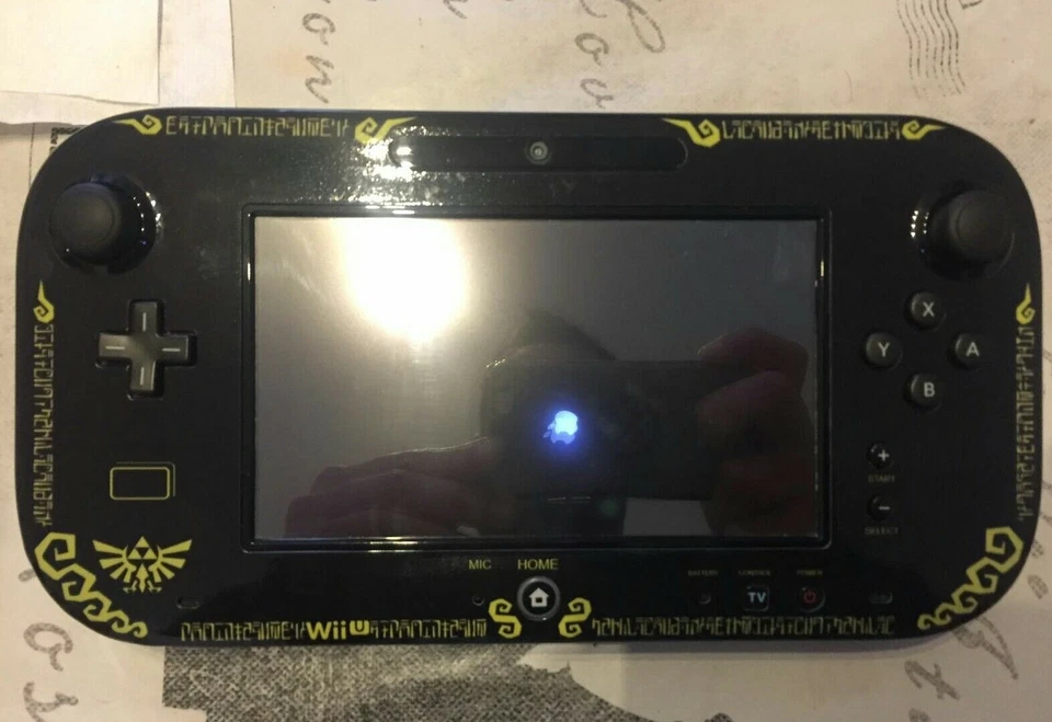 Skin for Nintendo Wii U Console Controller Zelda Special Ed Vinyl Decal Sticker. - Image 2 of 4