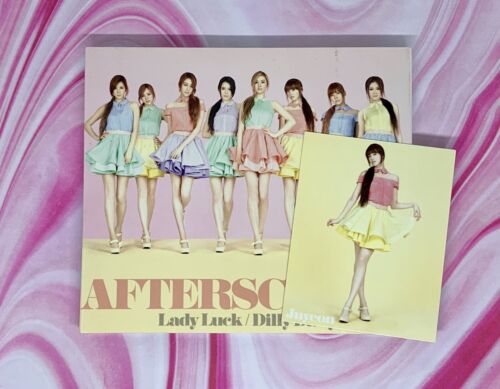 After School Lady Luck/Dilly Dally Japanese Single CD+DVD with Juyeon Photocard - Afbeelding 1 van 17