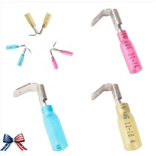 22-10AWG Heat Shrink Piggy Back Insulated Spade Terminals Wire Crimp Connectors