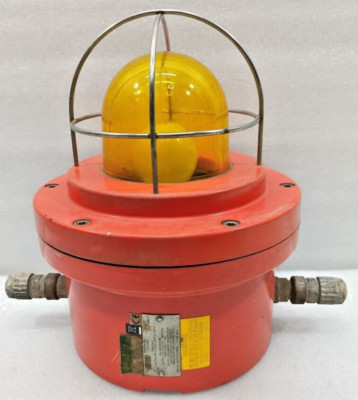 MEDC FB12 Xenon Beacon Orange Light Strobe Light NG16 6JF USED FAST SHIPPING