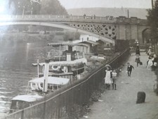Vtg postcard. Stourport bridge. River Severn. West Midlands, England (N13)