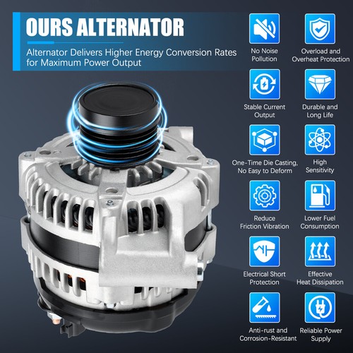 Brand New Alternator For 08-12 Dodge Charger Magnum Challenger 4896805AD 160Amp - Picture 2 of 12