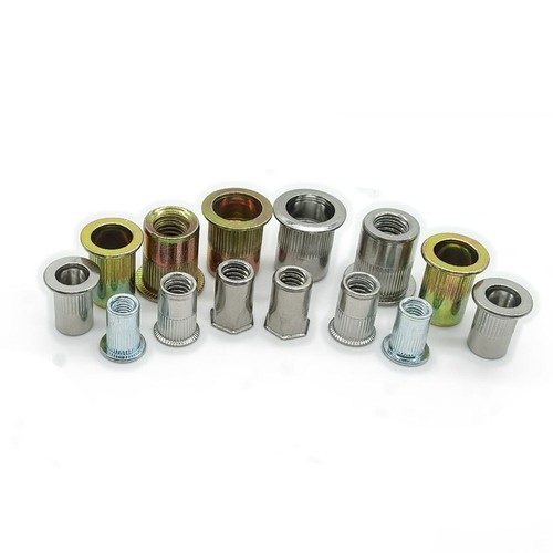 M3-M12 Multi Flat Head Metric Thread Blind Rivet Nut Insert Rivnut Nutsert Screw - Picture 1 of 19