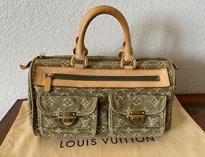 louis vuitton speedy denim