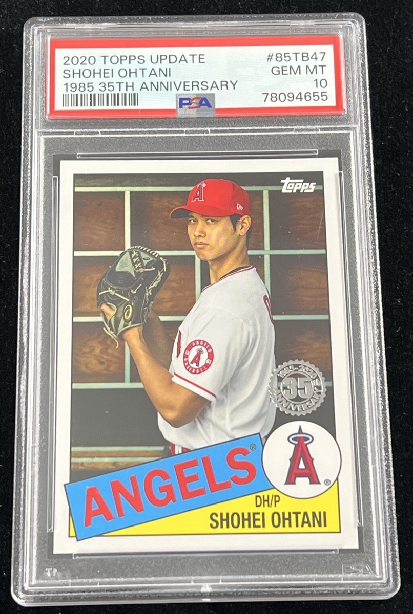 2020 Topps Update #85TB-47 Shohei Ohtani 1985 35th Anniversary PSA