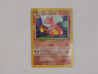 Charmeleon 24/102 Uncommon Base Set 1995 Pokemon Card | eBay Charmeleon 24/102 Uncommon Base Set 1995 Pokemon Card | eBay
