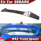 Fit For Subaru WRX STI 4th Top Gurney Flap Add-on Rear Trunk Lip Spoiler Carbon