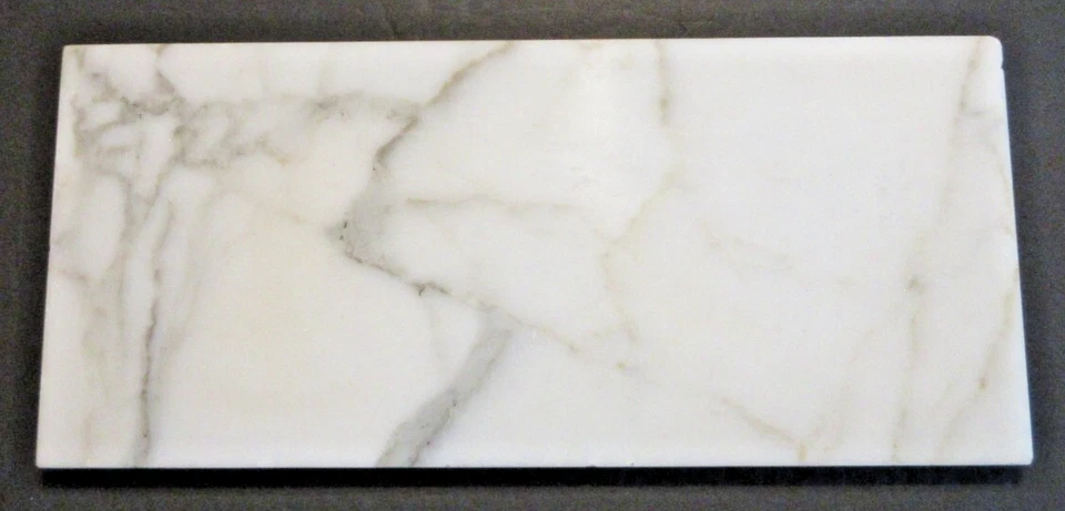 Tablero de queso de mármol gris y blanco servidor de pasta tablero de pizza hecho en Italia 12x5,5" Foto 2 de 4