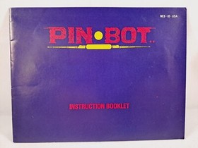 Pin Bot Game (Nintendo NES System 1990) Original CIB Complete w Manual Very Good