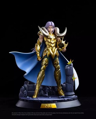Statua Saint Seiya Art Scale 1/10 Aries Mu Deluxe – 27 Cm – Iron Studios – PREORDINE - Foto 1