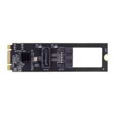 Cablecy NGFF Key B M PCI Express to SATA 3.0 6Gbps Dual Ports Converter Card