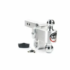 Weigh Safe Hitches CTB4-2 Adjustable 180 Degree 4" Drop Hitch Ball Mount
