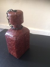 Wood Bottle Antique Effect Wooden/glass Wine Bottle. Nice Design And Artwork.