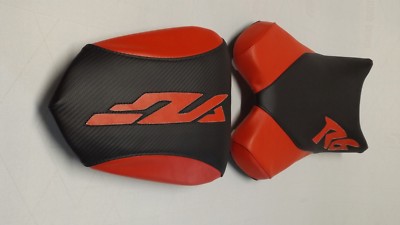Custom Black And Yellow Seat Cover For Yamaha YZF R6 (2008-2014) – Front & Rear Set
