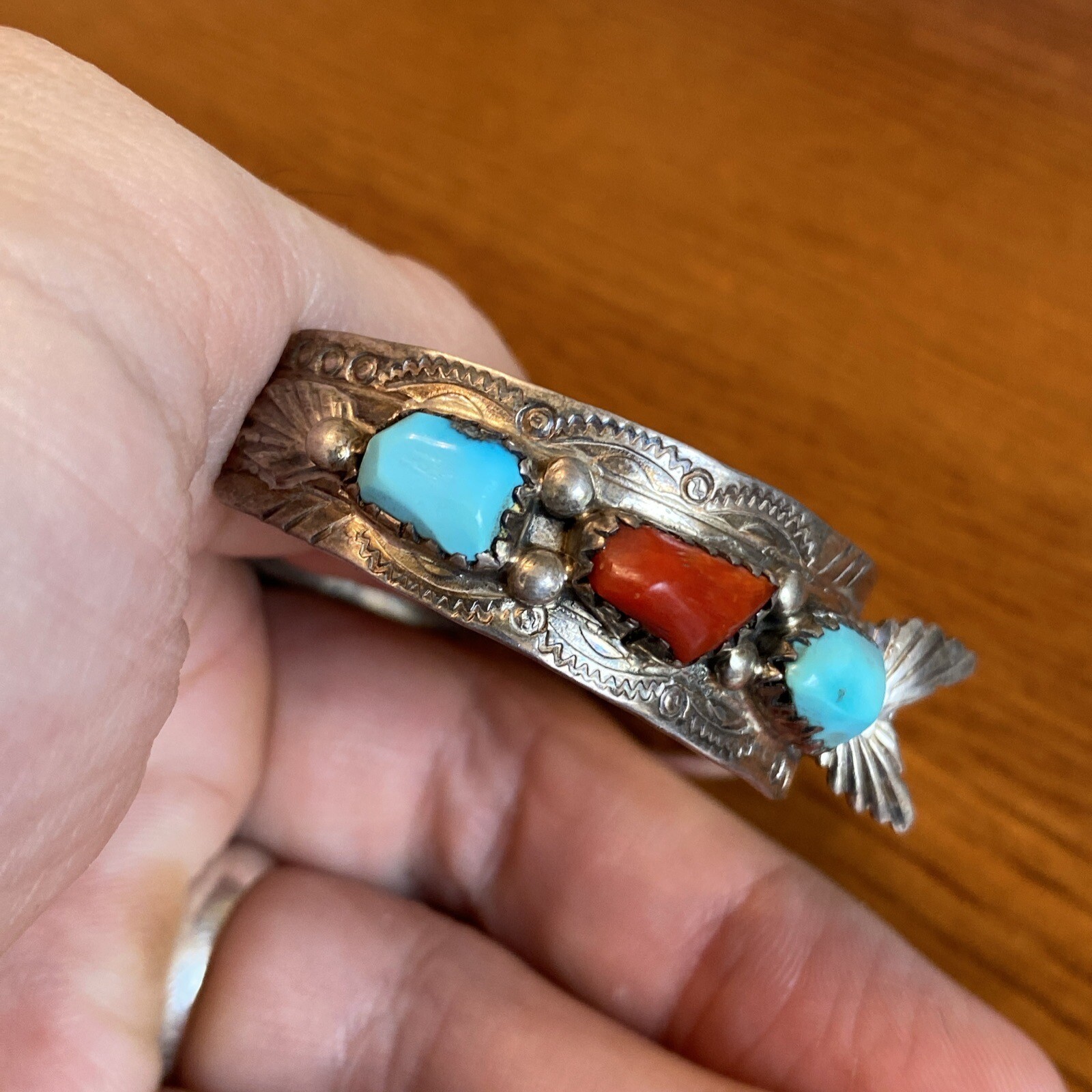 Wayne Josie Panteah Zuni Vintage Watch Cuff Brace… - image 12