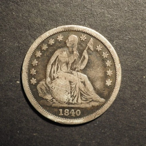 1840-P Seated Liberty Dime — photo from the most recent tracked eBay sale
