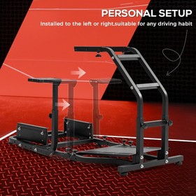 Supllueer Adjustable Racing Simulator Cockpit Stand Fits Logitech G920 G29 G923