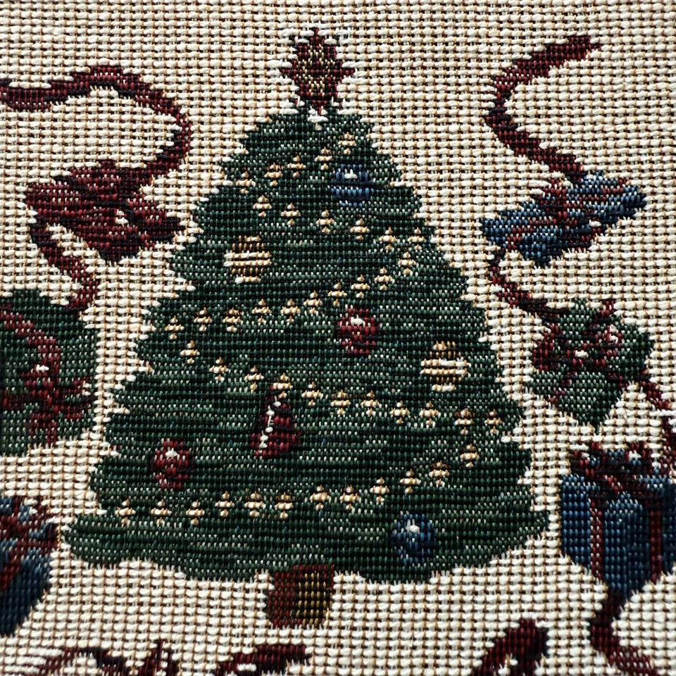 Christmas Tapestry Christmas Fabric /Pillow /Stocking / Cushion Panels 1 Yard - Image 3 of 4