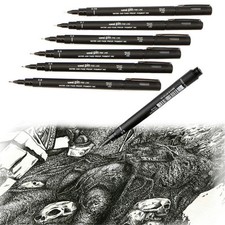 2PCS Uni Pin Fineliner Drawing Fine line Comic Design Pens 005 01 02 03 05 08