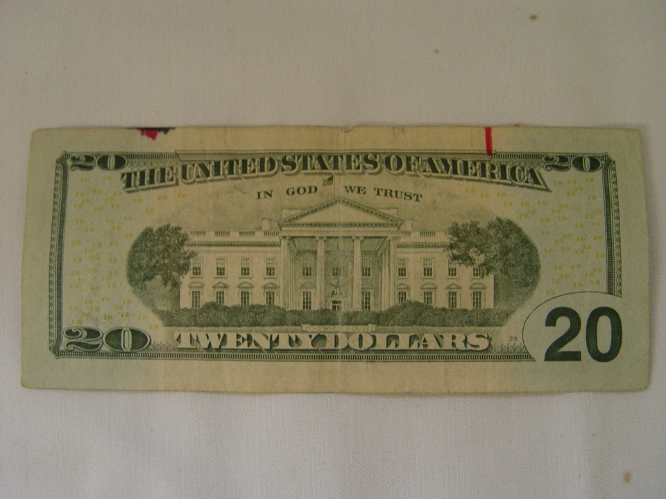 20 Dollar Star Note 2004A  Low Serial Number, 4 Zero's - Image 3 of 3