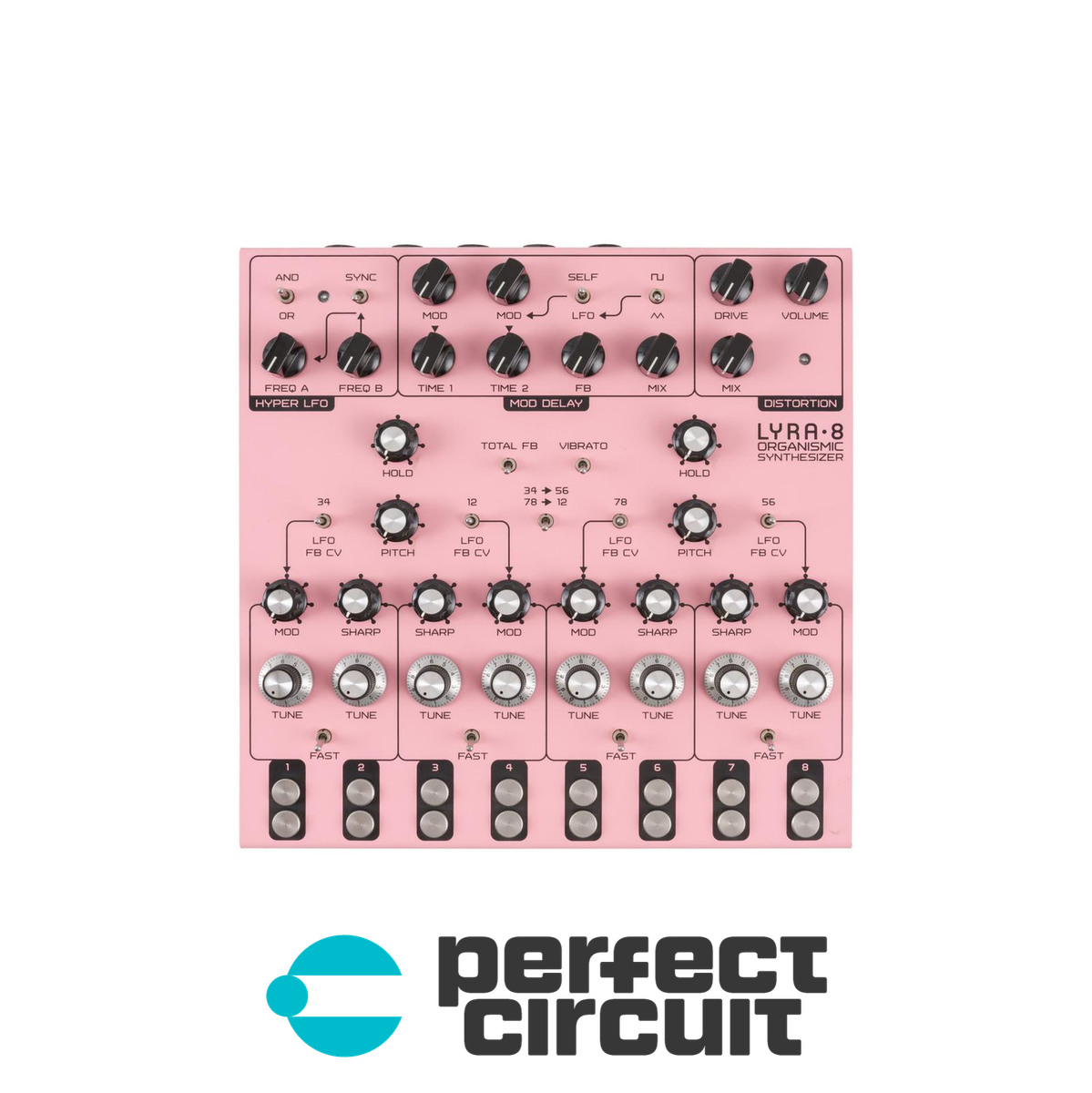 SOMA Laboratory Lyra-8 (Pink) Desktop SYNTHESIZER - NEW - PERFECT