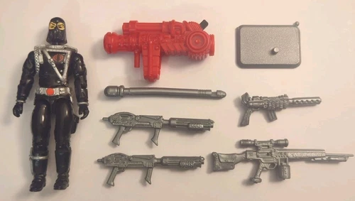 Vintage - 1992 Hasbro Cobra - Battle Corps Cobra Commander - 3.75" -  Most Accs