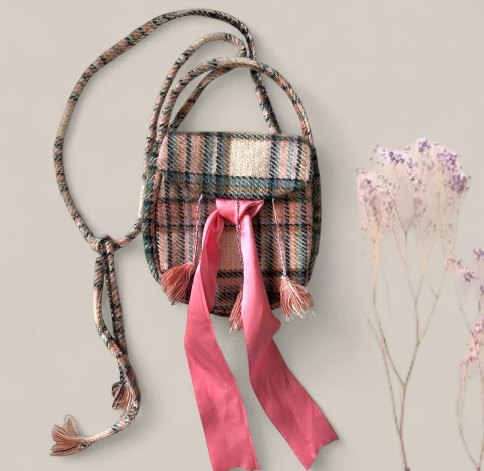 Vogue Roupas Impraticáveis Tartan Sporan Bolsa Xadrez de Lã Nova Com Etiqueta Artesanal Eidenburg - Imagem 2 de 4